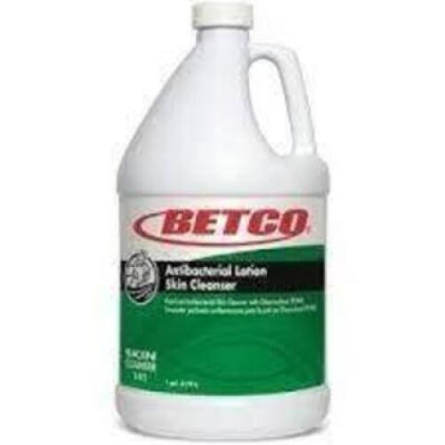 DESCRIPTION: (4) ANTIBACTERIAL LOTION SKIN CLEANER BRAND/MODEL: BETCO #14104-00 SIZE: 1 GALLON SIZE BOTTLES, 4 GALLONS PER CASE QTY: 4