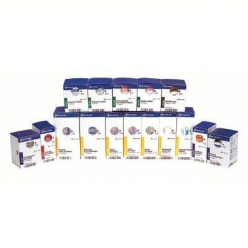 DESCRIPTION: (3) FIRST AID KIT REFILL BRAND/MODEL: FIRST AID ONLY #40JJ37 SIZE: 50 PERSON KIT RETAIL$: $77.38 EA QTY: 3