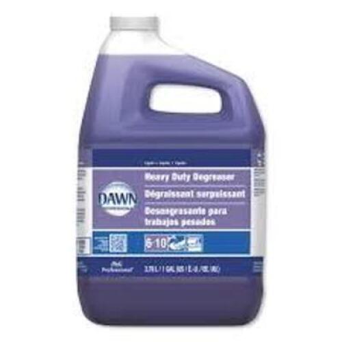 DESCRIPTION: (1) HEAVY DUTY DEGREASER BRAND/MODEL: DAWN PROFESSIONAL SIZE: 1 GALLON RETAIL$: $25.00 EA QTY: 1