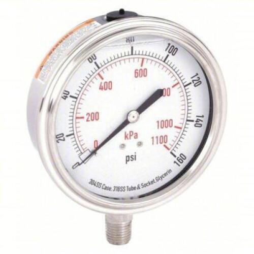 DESCRIPTION: (1) COMMERCIAL PRESSURE GAUGE BRAND/MODEL: 4CFK1A RETAIL$: $51.73 EA QTY: 1