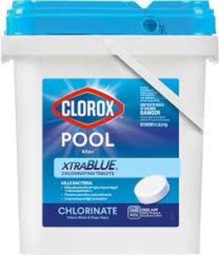 DESCRIPTION: (1) CHLORINATING TABLES BRAND/MODEL: CLOROX POOL AND SPA SIZE: 35 LB RETAIL$: $200.00 EA QTY: 1