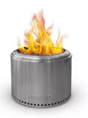DESCRIPTION: (1) LOW SMOKE FIRE PIT BRAND/MODEL: DURAFLAME/DUFL19HD INFORMATION: STAINLESS STEEL, RETAIL$: $242.49 SIZE: 19" X 19" X 14" QTY: 1