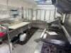 DESCRIPTION RELIABLE CUSTOM TRAILERS 18' X 90" FOOD TRUCK TRAILER FULLY LOADED. EQUIPPED WITH A 2' SERVICE SHELF FOR PROPANE TANKS AND GENERATOR. COME - 2