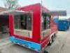 DESCRIPTION RELIABLE CUSTOM TRAILERS 18' X 90" FOOD TRUCK TRAILER FULLY LOADED. EQUIPPED WITH A 2' SERVICE SHELF FOR PROPANE TANKS AND GENERATOR. COME - 3