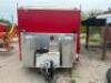 DESCRIPTION RELIABLE CUSTOM TRAILERS 18' X 90" FOOD TRUCK TRAILER FULLY LOADED. EQUIPPED WITH A 2' SERVICE SHELF FOR PROPANE TANKS AND GENERATOR. COME - 5