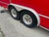 DESCRIPTION RELIABLE CUSTOM TRAILERS 18' X 90" FOOD TRUCK TRAILER FULLY LOADED. EQUIPPED WITH A 2' SERVICE SHELF FOR PROPANE TANKS AND GENERATOR. COME - 8