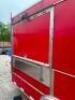 DESCRIPTION RELIABLE CUSTOM TRAILERS 18' X 90" FOOD TRUCK TRAILER FULLY LOADED. EQUIPPED WITH A 2' SERVICE SHELF FOR PROPANE TANKS AND GENERATOR. COME - 9