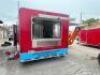 DESCRIPTION RELIABLE CUSTOM TRAILERS 18' X 90" FOOD TRUCK TRAILER FULLY LOADED. EQUIPPED WITH A 2' SERVICE SHELF FOR PROPANE TANKS AND GENERATOR. COME - 33