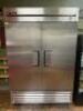 DESCRIPTION TRUE TWO DOOR REACH IN COOLER. BRAND / MODEL: TRUE T-49 ADDITIONAL INFORMATION 115 VOLT, 1 PHASE, SN# 6508868. LOCATION KITCHEN QTY 1