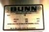 DESCRIPTION BUNN COMMERCIAL BREWER BRAND / MODEL: BUNN ADDITIONAL INFORMATION 120 VOLT, 1 PHASE LOCATION KITCHEN QTY 1 - 3