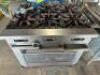 DESCRIPTION SUNFIRE SIX BURNER PROPANE RANGE W/ LOWER OVEN. BRAND / MODEL: SUNFIRE ADDITIONAL INFORMATION LIQUID PROPANE. HAS REGULATOR FOR BOTTLE PRO - 3