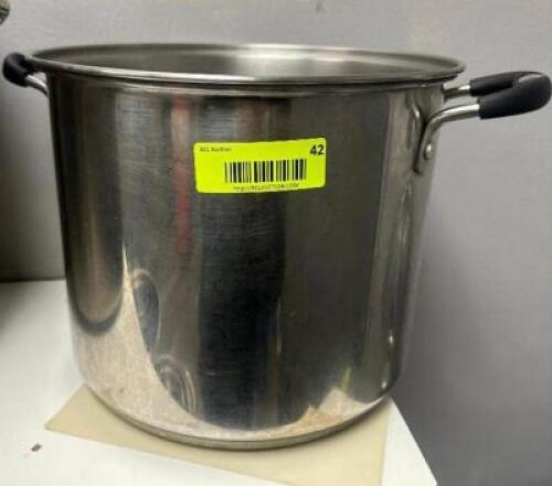 DESCRIPTION 15 QT STAINLESS STOCK POT LOCATION KITCHEN QTY 1