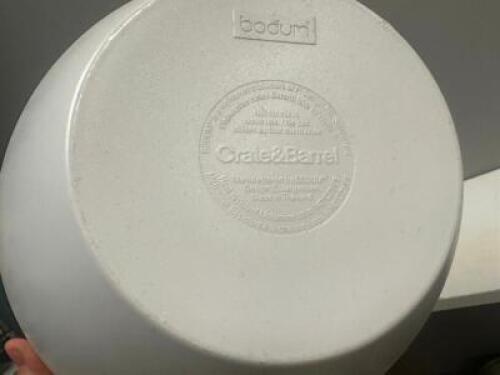 DESCRIPTION (2) LARGE WHITE PLASTIC SALAD BOWLS THIS LOT IS: SOLD BY THE PIECE LOCATION KITCHEN QTY 2