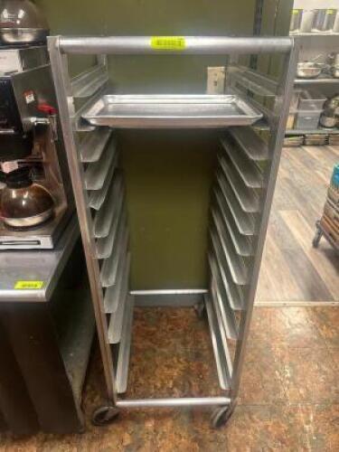 DESCRIPTION TWELVE PAN TRAY RACK ADDITIONAL INFORMATION FRONT LOADER LOCATION KITCHEN QTY 1
