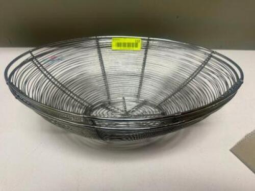 DESCRIPTION (2) 14" WIRE BREAD BASKETS. THIS LOT IS: SOLD BY THE PIECE LOCATION KITCHEN QTY 2