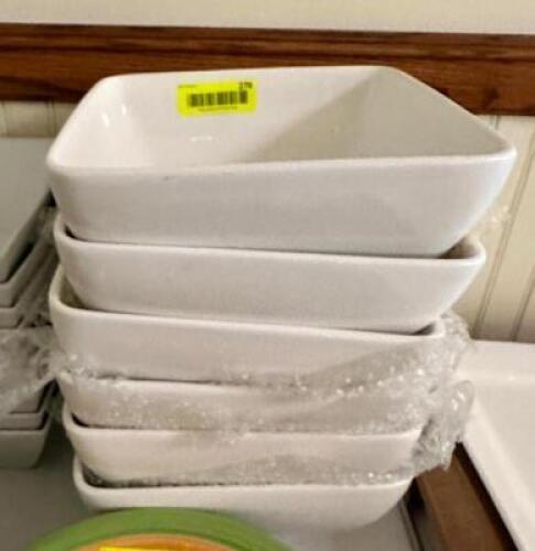 (6)- SQUARE BOWLS