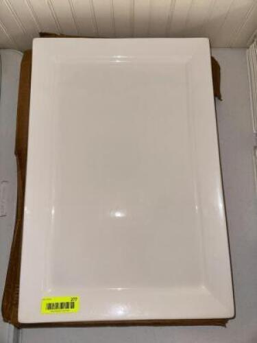 (2)- LARGE SERVING PLATTERS