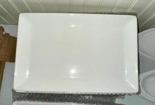 (25)- RECTANGULAR DINING PLATES