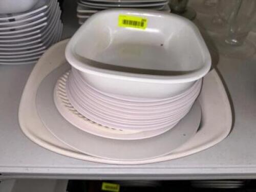 ASSORTED PLATES AND BOWLS