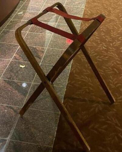 (2) - PORTABLE SERVING STANDS