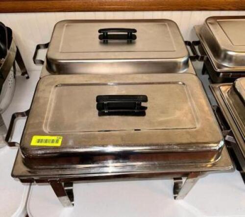 (2)- CHAFING DISHES