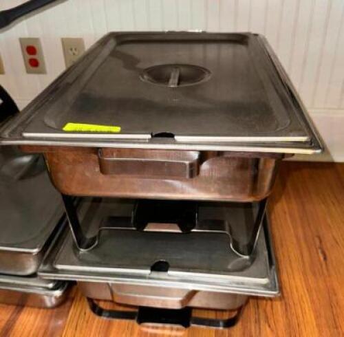 (2)- CHAFING DISHES