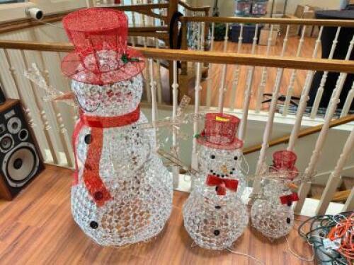 HOLIDAY SNOWMEN DECOR