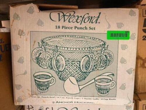 LARGE BOX OF ASSORTED PUNCH SET PIECES