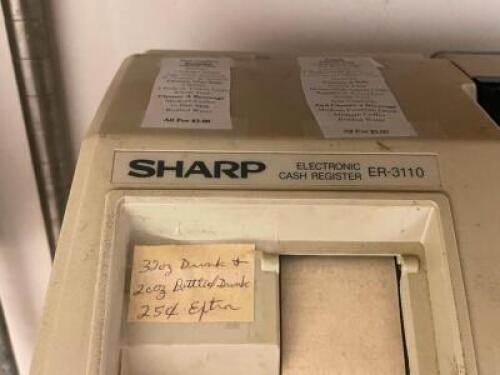 SHARP ER-3110 ELECTRONIC CASH REGISTER