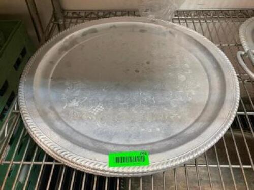 (2) - 18" SERVING PLATTERS