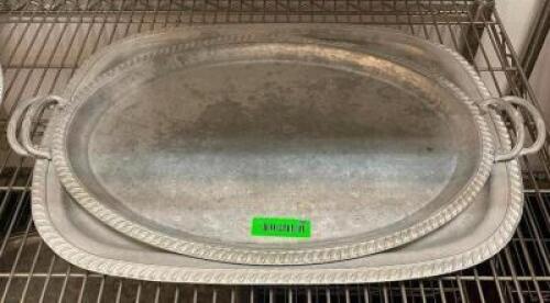 (2) - 24" SERVING PLATTERS