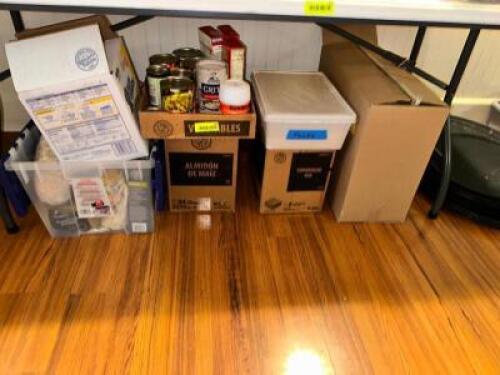 LOT OF ASSORTED FOOD PRODUCTS