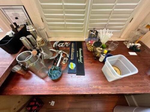ASSORTED BAR ITEMS