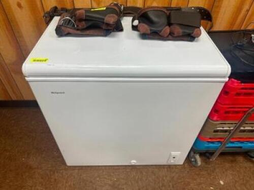 DESCRIPTION HOTPOINT 6.9 CUFT DEEP FREEZER BRAND / MODEL: HOTPOINT HHM7SRBWW ADDITIONAL INFORMATION IN WORKING ORDER LOCATION SITE 2 QTY 1