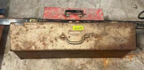 DESCRIPTION (2) METAL TOOL BOXES W/ CONTENTS . THIS LOT IS: ONE MONEY LOCATION SITE 2 QTY 1