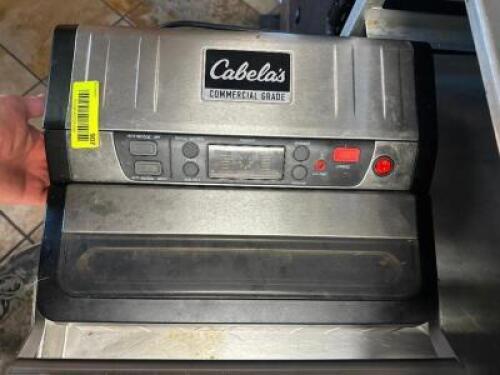 DESCRIPTION CABELA'S COMMERCIAL GRADE VACUUM SEALER LOCATION KITCHEN QTY 1