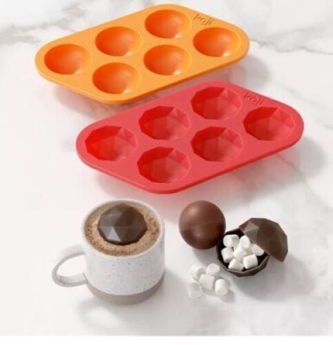 DESCRIPTION: (3) DIFFERENT CHOCOLATE MOLD SET BRAND/MODEL: KOJI INFORMATION: HOLIDAY, CHOCOLATE BOMB, ANIMALS RETAIL$: $10.00 EA QTY: 3