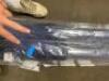 DESCRIPTION: (2) MANCHESTER SHAG AREA RUG BRAND/MODEL: MAINSTAYS/2583NAVY5X7 INFORMATION: NAVY BLUE/SOLID PLUSH RETAIL$: $55.23 EACH SIZE: 5' X 7' QTY - 3