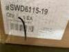 DESCRIPTION: (1) FOOTLOCKER TRUNK BRAND/MODEL: SEWARDS/SWD6115-19 INFORMATION: NAVY BLUE/WITH WHEELS RETAIL$: $69.96 SIZE: 30" X 15.75" X 12.25" QTY: - 2