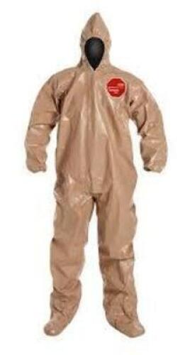 DESCRIPTION: (6) ENCAPSULATED SUIT BRAND/MODEL: TYCHEM 1000 INFORMATION: TAN SIZE: XL RETAIL$: $199.99 EA QTY: 6
