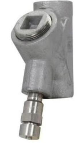DESCRIPTION: (6) FEMALE HUB SEALING FITTING WITH DRAINS INFORMATION: FEMALE THREADED, ELECTROGALVANIZED ALUMINUM ACRYLIC PAINTED FERALOY IRON ALLOY/DU