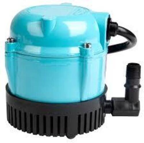 DESCRIPTION: (1) SMALL SUBMERSIBLE PERMANENTLY OILED PUMP BRAND/MODEL: LITTLE GIANT #500203 INFORMATION: BLUE, 115 V, 60 HZ, 1.1A, 6' CORD SIZE: 1/4"