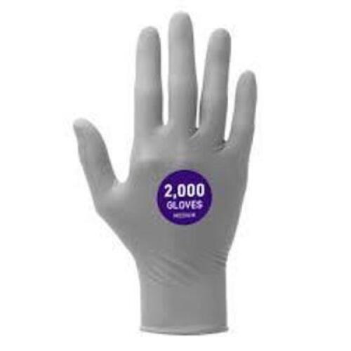 DESCRIPTION: (1) CASE OF (10) BOXES OF (200) POWDER FREE EXAM GLOVES BRAND/MODEL: KIMTECH #50707 55 INFORMATION: WHITE, NITRILE SIZE: MEDIUM RETAIL$:
