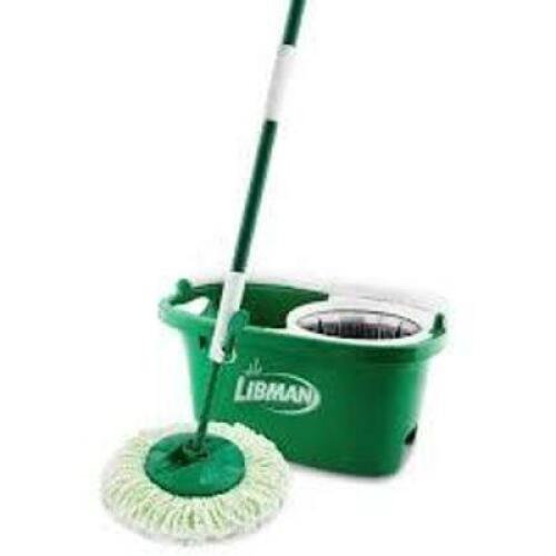 DESCRIPTION: (1) TORNADO SPIN MOP SYSTEM BRAND/MODEL: LIBMAN INFORMATION: GREEN, MICROFIBER RETAIL$: $38.99 EA QTY: 1