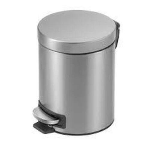 DESCRIPTION: (1) STAINLESS STEEL ROUND STEP TRASH CAN BRAND/MODEL: STYLE WELL INFORMATION: STAINLESS STEEL SIZE: 5L RETAIL$: $54.95 EA QTY: 1