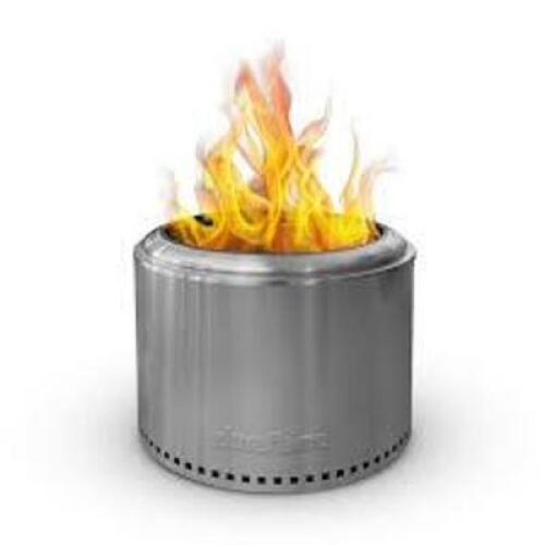 DESCRIPTION: (1) OUTDOOR FIRE PIT BRAND/MODEL: DURAFLAME INFORMATION: STAINLESS STEEL SIZE: 19" RETAIL$: $179.99 EA QTY: 1
