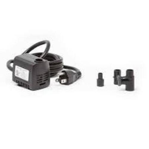 DESCRIPTION: (1) TRUMPET NOZZLE FOUNTAIN PUMP BRAND/MODEL: BECKETT #7207210 INFORMATION: BLACK SIZE: 120 V, 60 HZ, 5.1 WATTS RETAIL$: $32.13 EA QTY: 1
