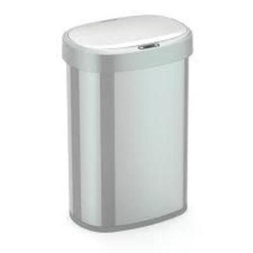 DESCRIPTION: (1) MOTION SENSOR TRASH CAN BRAND/MODEL: NINESTARS INFORMATION: STAINLESS STEEL SIZE: 13 GALLON RETAIL$: $80.70 EA QTY: 1