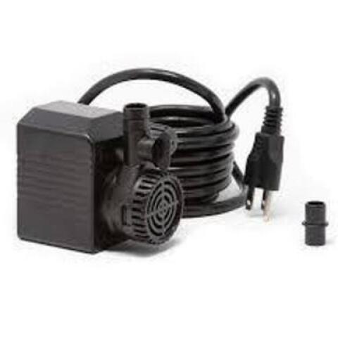 DESCRIPTION: (1) FOUNTAIN PUMP BRAND/MODEL: BECKETT #M400AS INFORMATION: BLACK SIZE: 430 GALLONS RETAIL$: $63.69 EA QTY: 1