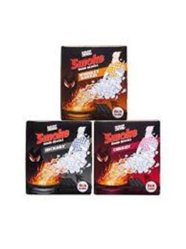 DESCRIPTION: (3) SMOKE WOOD BLOCKS, FLAVORED BRAND/MODEL: JEALOUS DEVIL INFORMATION: WHISKEY BARREL, CHERRY, HICKORY SIZE: 8 LB BOX RETAIL$: $37.95 EA